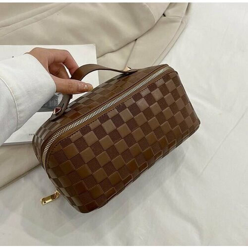 фото Косметичка 22х12, коричневый bottoncini