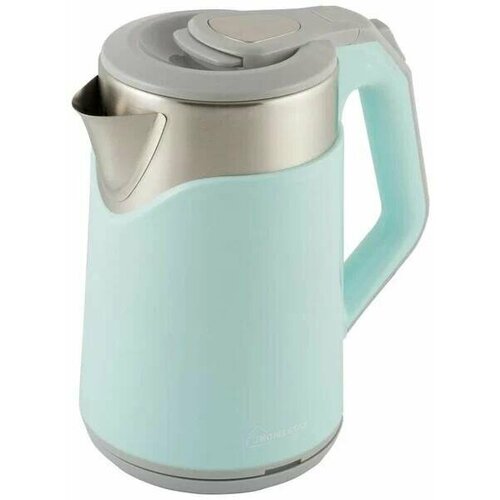 Чайник электрический металлический 18 л 1500 Вт покрытие пластик цвет мятный 281200₽