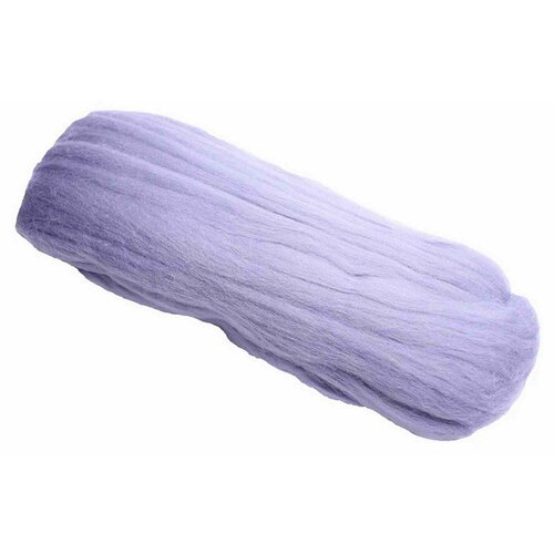 Шерсть для валяния семеновская стальной, 100%австралийский меринос, 100г, 2шт