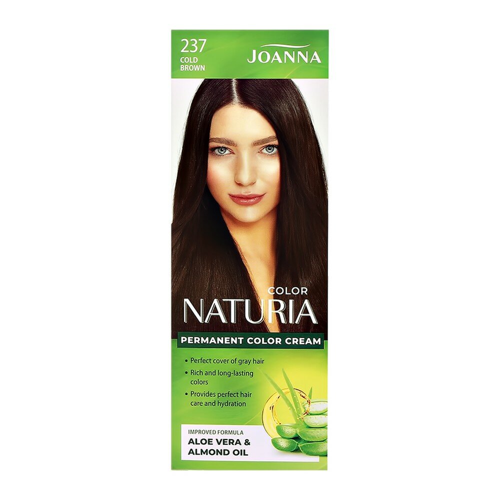 Краска для волос JOANNA NATURIA COLOR (тон 237) Холодный коричневый