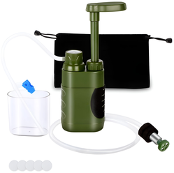 Походный фильтр для воды (реплика) Survivor PRO L610/походный/туристический/с собой/очистка/переносной/портативный/помповый/питьевая вода/с емкостью