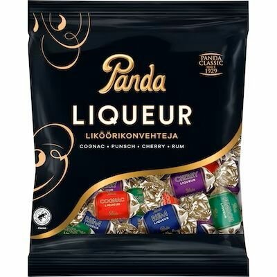 Конфеты ассорти Panda Liqueur с ликерной начинкой, 250 г (Финляндия)