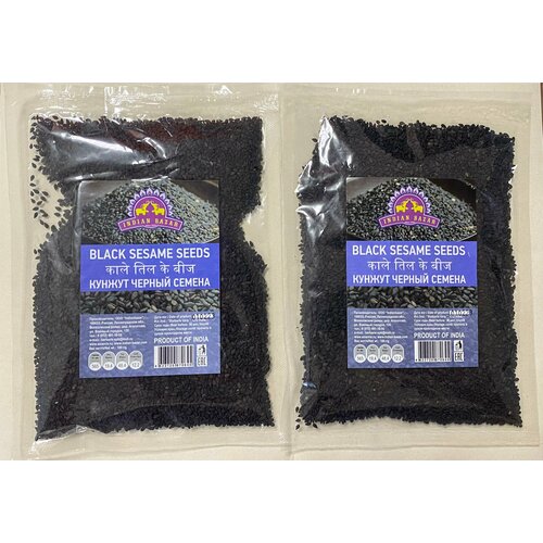 Кунжут черный (2 шт по 100 гр) INDIAN BAZAR