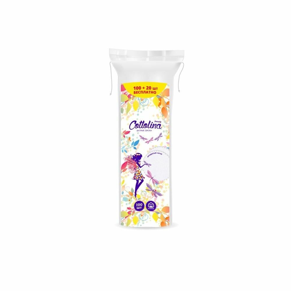Картинки Русвата ООО Ватные диски №100+20 Cottolina