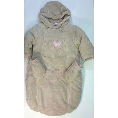 Спальный мешок для новорожденного (Размер: 74/80), арт. 382409, цвет коричневый