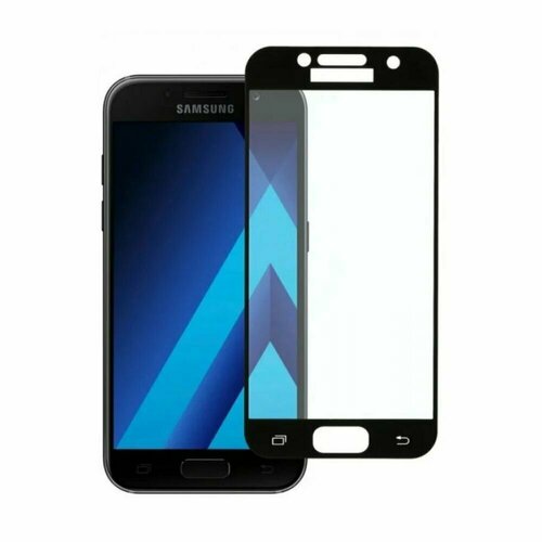 Samsung Galaxy A3 2017 a320 Защитное стекло , бронестекло полное покрытие, черное самсунг галакси а3 а320 samsung galaxy a3 2017 a320 силиконовый чёрный чехол самсунг галакси а3 а320