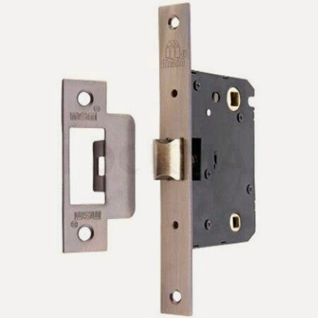 Изображение товара Замок врезной сантехнический MSM L70 AB под фиксатор цвет: Бронза