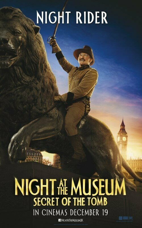 Плакат постер на бумаге Ночь в музее: Секрет гробницы (Night at the Museum Secret of the Tomb) Шон Леви. Размер 21 х 30 см