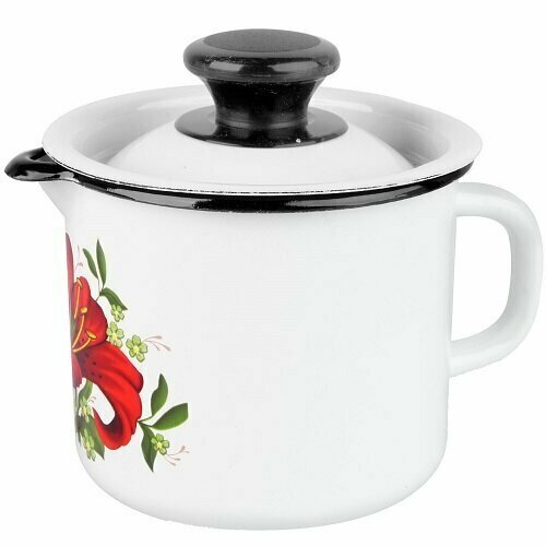 Кружка с носиком 1,0 л с/к белый