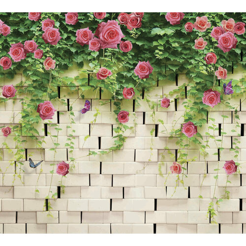 Панно декоративное FLIZETTO Стена в цветах 3*2,7 м