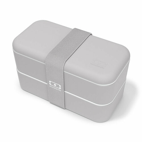 Monbento Ланч-бокс Monbento Original Coton (1000 мл) серый, размер 18,5 х 10 х 9,5 см