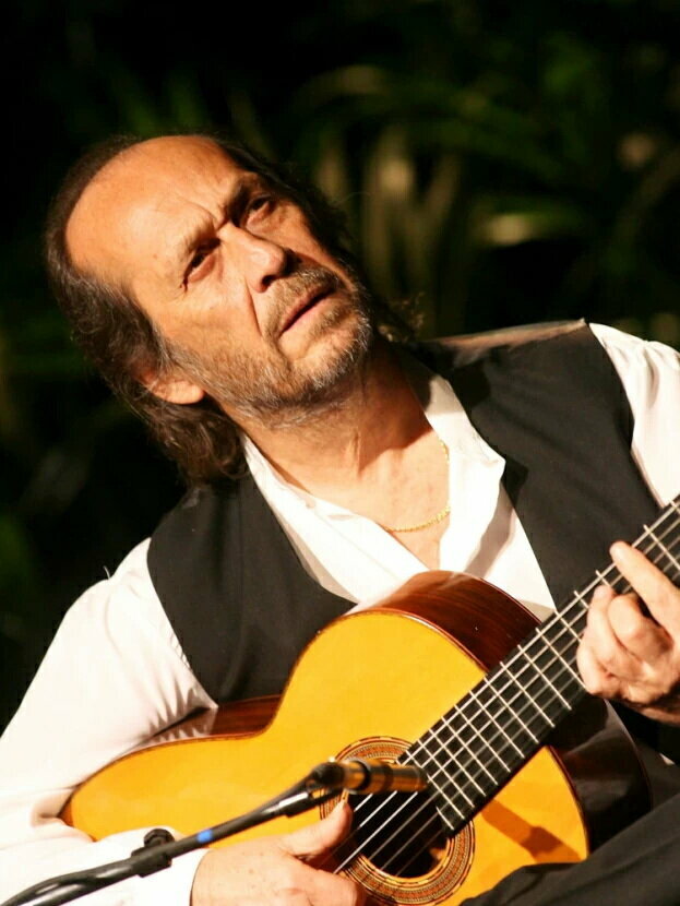 Плакат, постер на бумаге Paco de Lucia/Пако де Лусия/винтажный/ретро. Размер 21 х 30 см