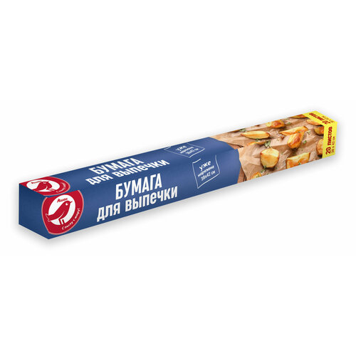 Бумага для выпечки ашан Красная птица в рулоне