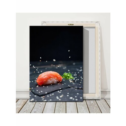 Картина на холсте с подрамником Суши 1 60х80