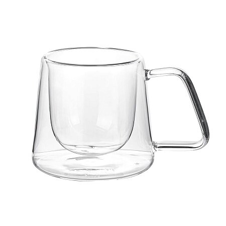 Кружка TalleR TR-31378 Эшли 250 мл, с двойными стенками, прозрачная — фото 1