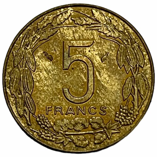 Центрально-Африканские Штаты 5 франков 1992 г. центрально африканские штаты 10 франков 2006 г 2