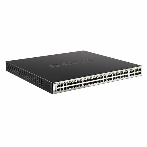 Коммутатор D-Link DGS-1210-52MPF3A L2 Smart Switch with 48 101001000Base-T ports and 4 1000Base-TSFP combo-ports 48 PoE ports 8023af8023at 30 W PoE Budget 370 W16K Mac address 8023x Flow Contr DGS-1210-52MPF3A 7891500₽
