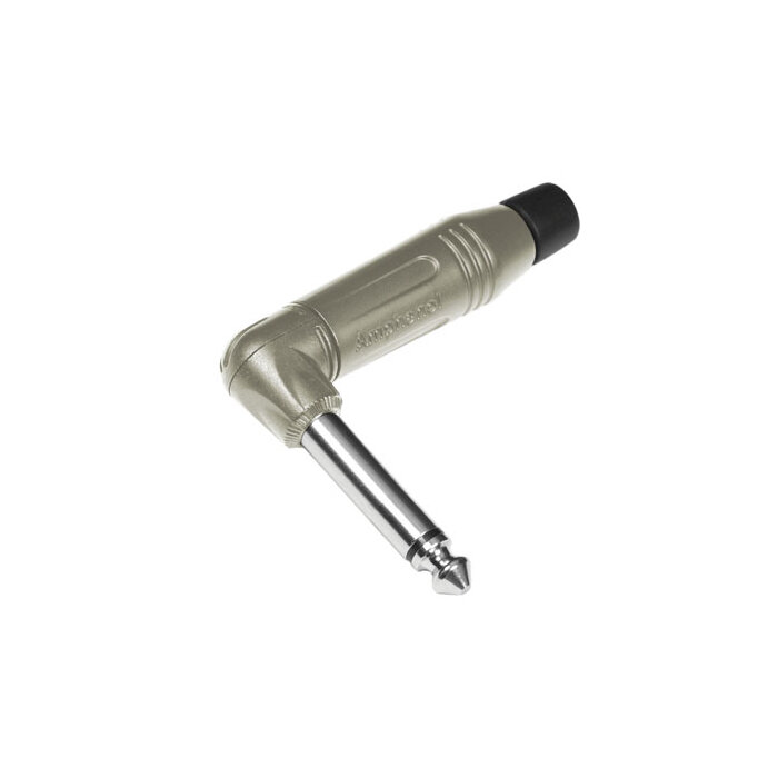 Amphenol ACPM-RN 1/4" (6.35мм) Phone моно штекер, угловой, металлический корпус, цвет-никель