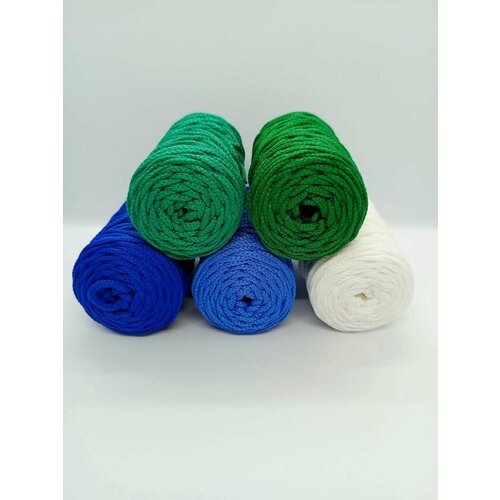 Шнур полиэфирный для вязания 3мм подарочный набор (№35)