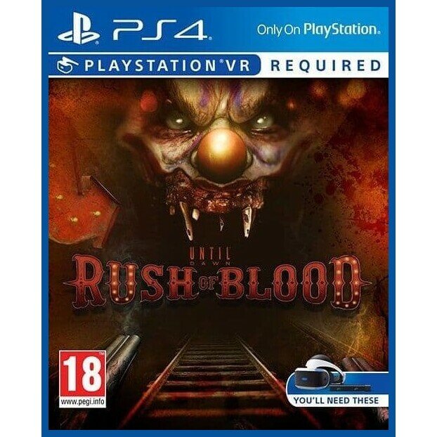 Игра Until Dawn: Rush of Blood (только для PS VR) (PS4/VR, русская версия)