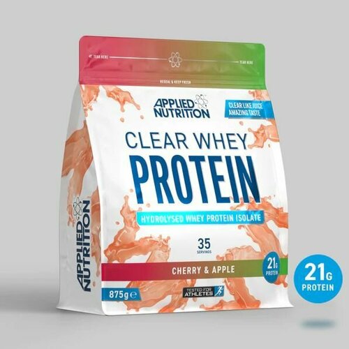 Протеин Applied Nutrition Clear Whey Protein Вишня и Яблоко 875 гр applied nutrition clear whey protein twirler ice cream 875 gm