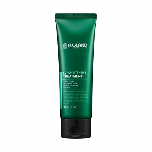 Укрепляющий бальзам для волос с чайным деревом FLOLAND Scalp Intensive Treatment, 120мл