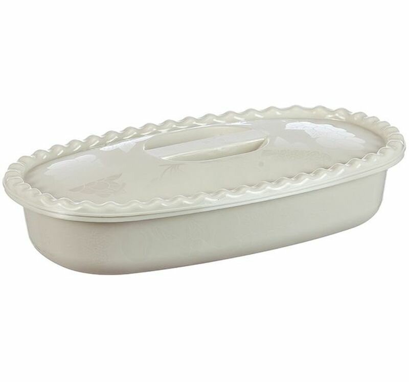 фото Миска 1,5л прямоугольная с крышкой Аквамарин IDEA (М-Пластика) М1322