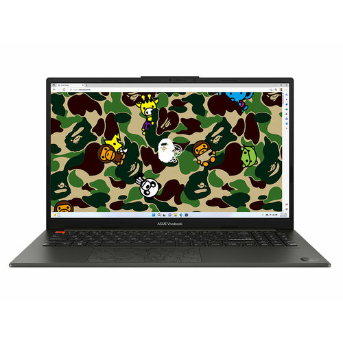 Ноутбук ASUS VivoBook S 15 OLED BAPE Edition K5504VA-MA343W 90NB0ZK5-M00L10 156 Core i9 13900H 16 ГБ SSD 1024 ГБ Iris Xe Graphics Черный 14870000₽