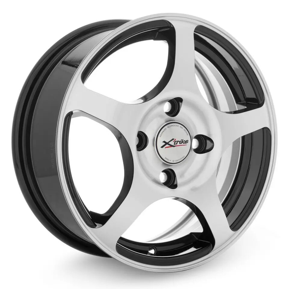 Диски X-trike X-103 14 / 4*100 ET35 D67.1 J BK/FP