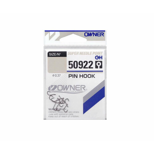 Крючок Owner 50922 BC №12 Pin Hook (11шт.)
