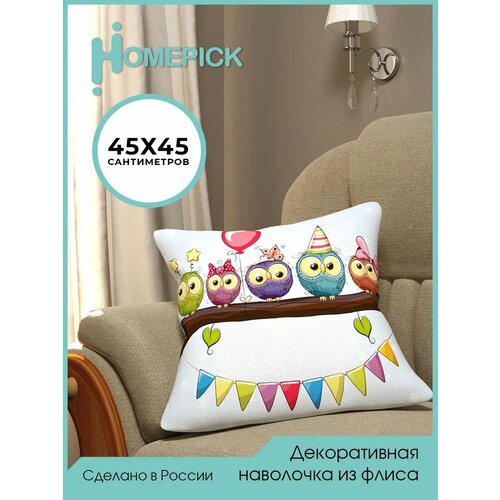 Наволочка декоративная Homepick из флиса 