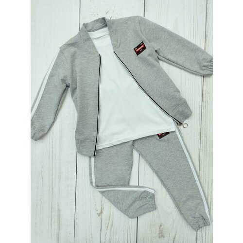 Комплект одежды Мой Ангелок, размер 110, серый