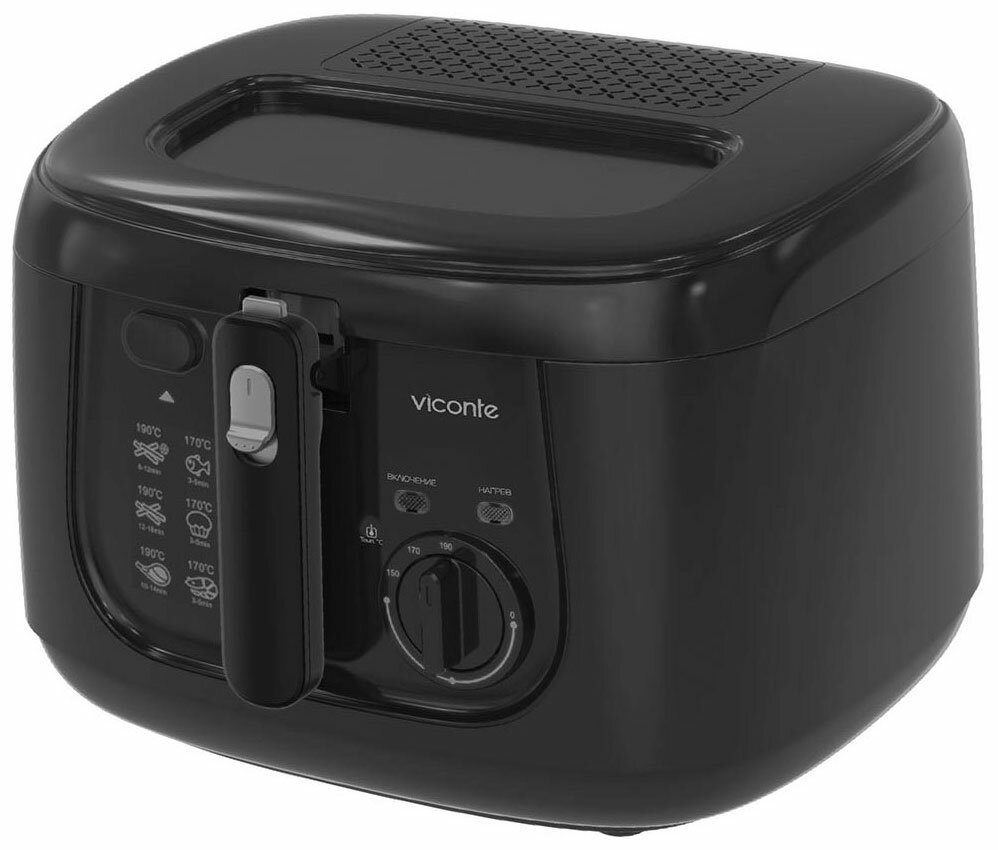 Фритюрница Viconte VC-610 черная