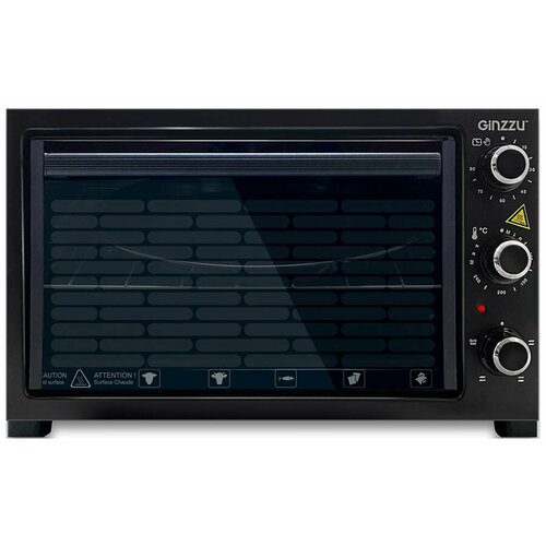 Мини-печь Ginzzu HOT-132 черная 802000₽