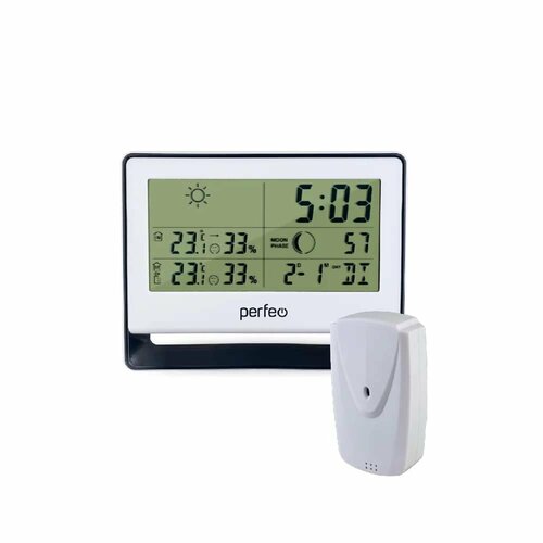 Perfeo Часы-метеостанция Nuvole серебряный PF-S3607B 250500₽
