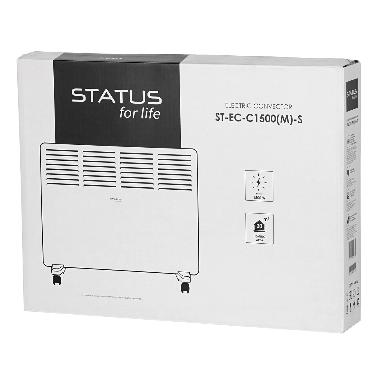 Конвектор STATUS for life ST-EC-C1500(М)-S - фотография № 2