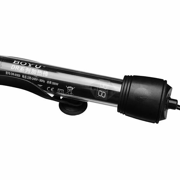 Нагреватель для аквариума Boyu DR-950 с терморегулятором, LED индикатором и дисплеем, 50 Вт на 40-60 л — фото 1