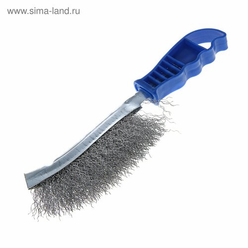 Щетка металлическая ручная оцинкованная пластиковая рукоятка 593₽