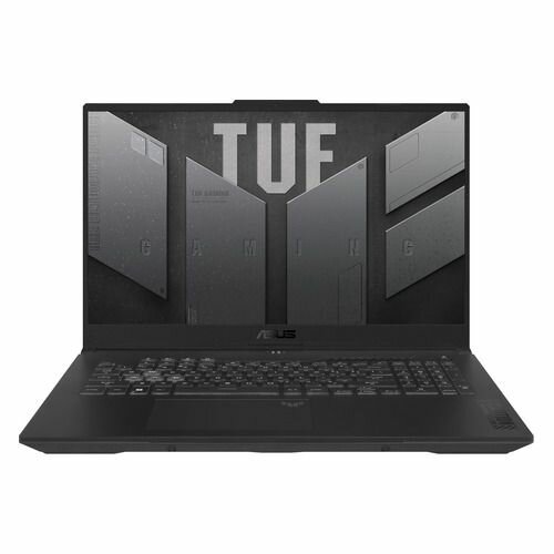 Ноутбук игровой ASUS TUF Gaming F17 FX707ZC4-HX095 90NR0GX1-M006F0, 17.3", 2023, IPS, Intel Core i5 12500H 2.5ГГц, 12-ядерный, 16ГБ DDR4, 512ГБ SSD, NVIDIA GeForce RTX 3050 для ноутбуков - 4 ГБ, без операционной системы, серый