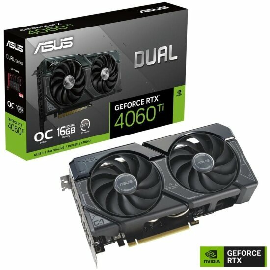 Видеокарта Asus GeForce RTX 4060 Ti DUAL OC 16G