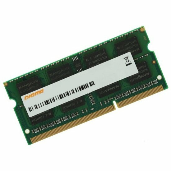 Оперативная память SO-DIMM Digma 8GB DDR4-2666 (DGMAS42666008D)