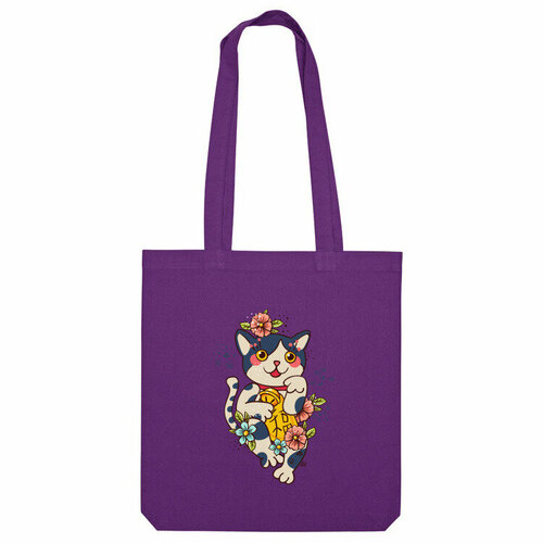 фото Сумка шоппер us basic, фиолетовый