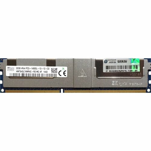 Память 712384-081 HP 32GB 4Rx4 PC3-14900L-13 Kit samsung 32gb ddr sdram module