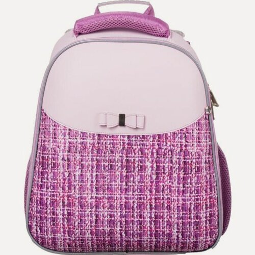 Изображение товара Ранец №1SCHOOL Basic Fashion твид розовый, 2 отделения, анатомический