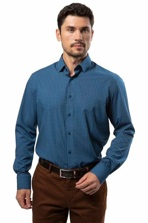 Рубашка GroStyle, размер 41/182, синий