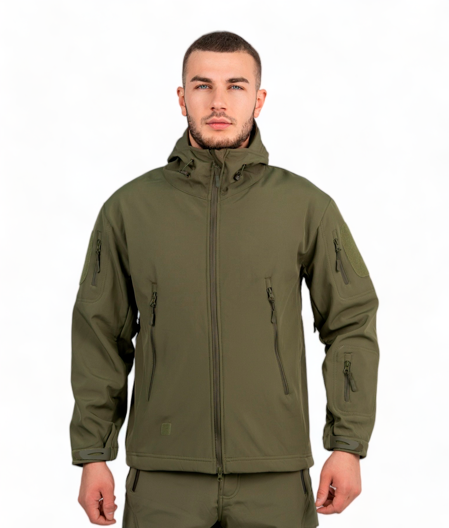 Тактическая куртка Softshell оливковая XXXL