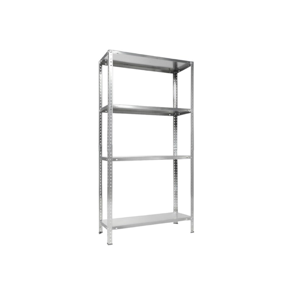 фото Стеллаж оцинкованный "ES 150 KD/75Х30/4" (1450х750х300мм) (4 полки) (до 30кг на полку, до 120кг на стеллаж)