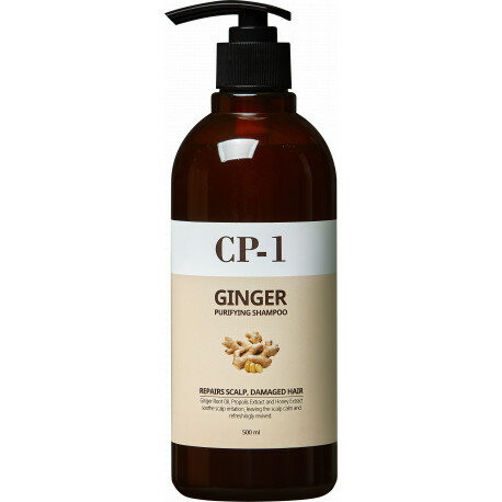 Esthetic House CP-1 Ginger Purifuing Shampoo Шампунь для восстановления поврежденных волос с имбирем 500 мл