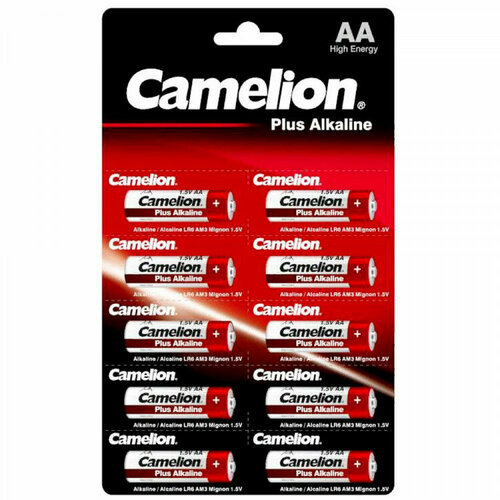 Батарейки Camelion LR06 (АА) алкалиновые BL10 отрывной (цена за 1шт) батарейка lr06 duracell bl4 цена за упаковку