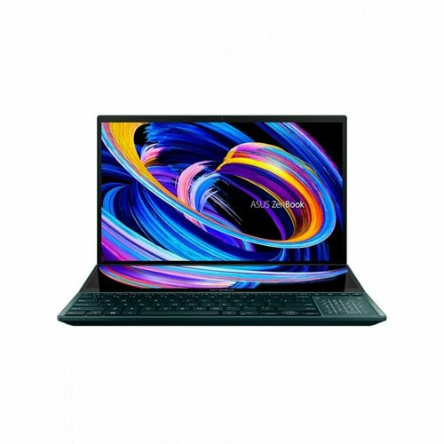 Ноутбук ASUS ZenBook Pro Duo UX582HM-H2069 156 3840x2160 OLED сенсорный ScreenPad Plus 14 3840x1100 IPSIntel Core i7-11800H16ГБ DDR41ТБ SSDGeForce RTX 3060 6ГББез ОС синий 90NB0V11-M003T0 22660600₽